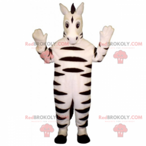 Mascotte zebra bianca - Redbrokoly.com