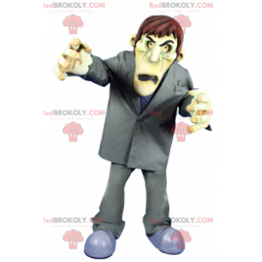 Frankestein mascot green complexion - Redbrokoly.com