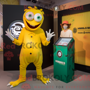 Mascotte de Méduse jaune...