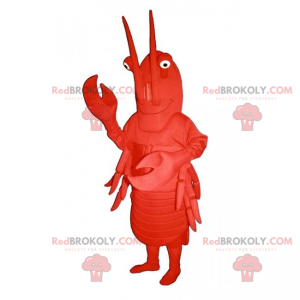 Large-antennaed crayfish mascot - Redbrokoly.com