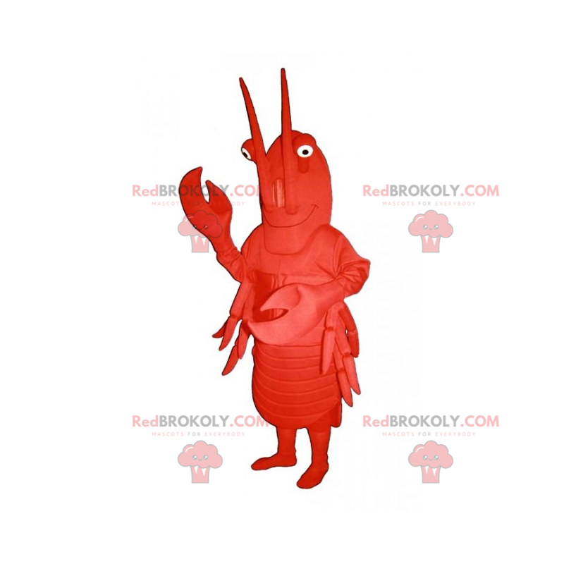 Mascotte d'écrevisse a grandes antennes - Redbrokoly.com