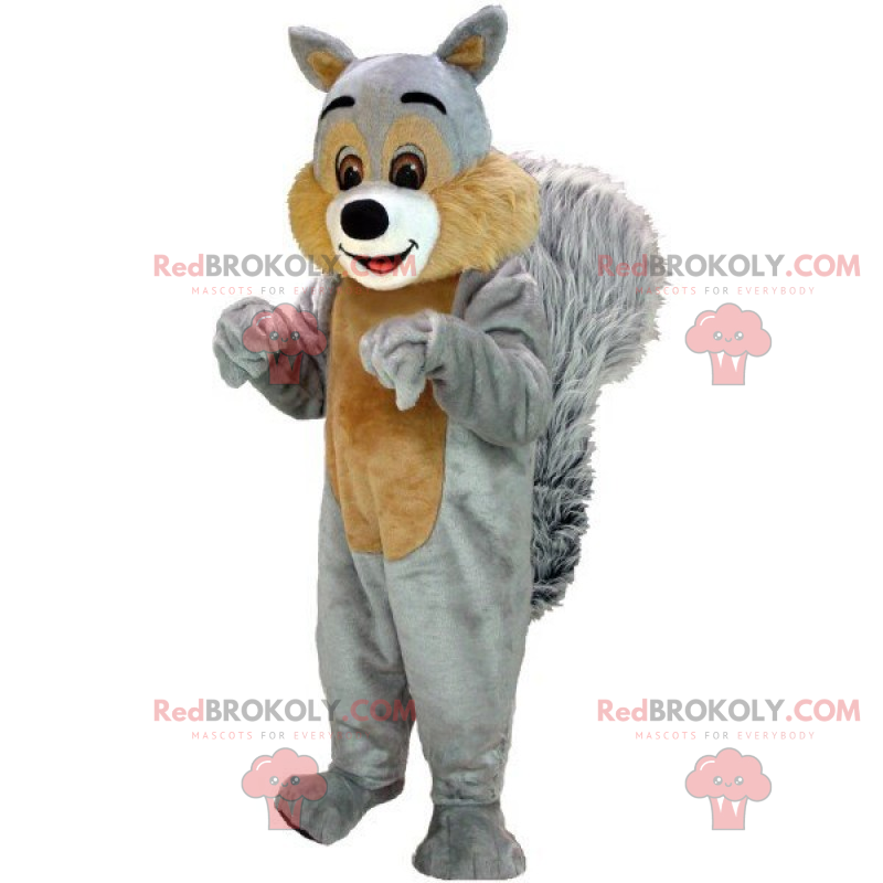Eekhoorn mascotte met zachte vacht - Redbrokoly.com