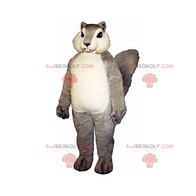 Eichhörnchen-Maskottchen mit weichem und seidigem Fell - Eichhörnchen-Maskottchen mit weichem und seidigem Fell -