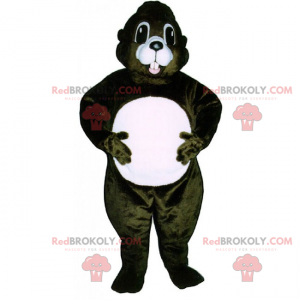 Esquilo mascote com barriga branca - Redbrokoly.com