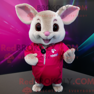 Magenta Chinchilla mascot...