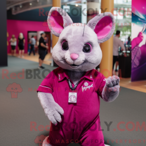 Disfraz de mascota Magenta...