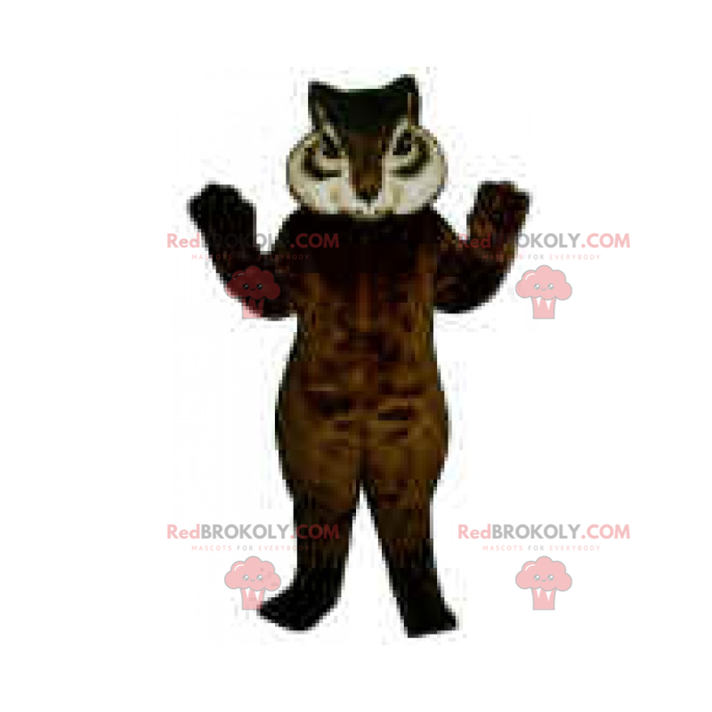 Eichhörnchen Maskottchen mit großen Wangen - Redbrokoly.com