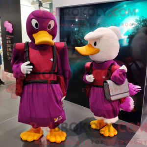 Máscara Magenta de Pato...