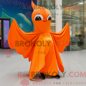 Orange Manta Ray...
