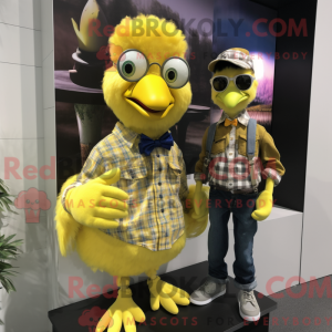 Costume de mascotte de paon...