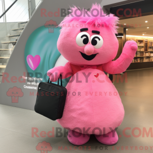 Maskottchenkostüm Pink...