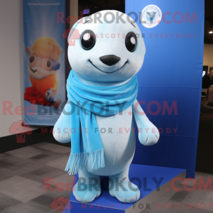 Postava maskota Sky Blue...