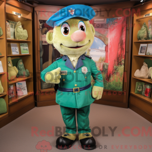 Costume mascotte de béret...
