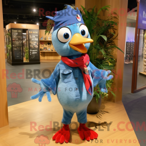 Blauwe Specht mascotte...