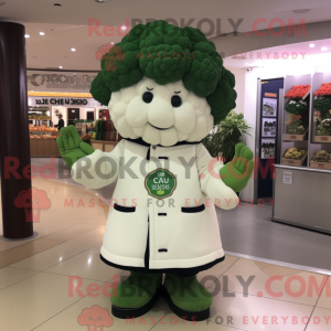Cauliflower mascot costume...