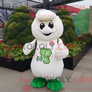 Bloemkool mascotte kostuum...