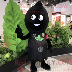 Black Spinach mascot...