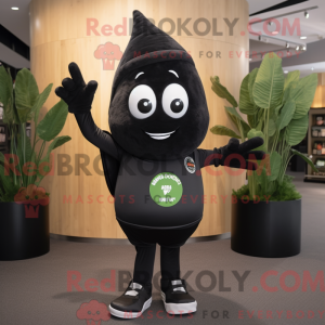 Black Spinach mascot...