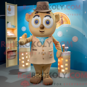 Tan Scented Candle mascot...