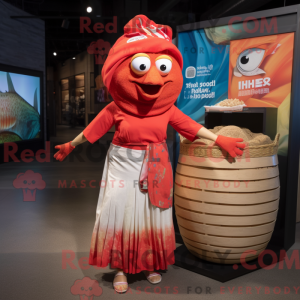 Red Fish Tacos mascot...