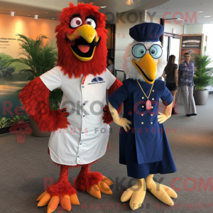 Disfraz de mascota de pollo...