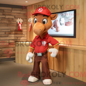 Maskottchenkostüm Red Mare...
