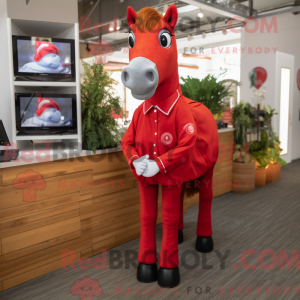 Maskottchenkostüm Red Mare...