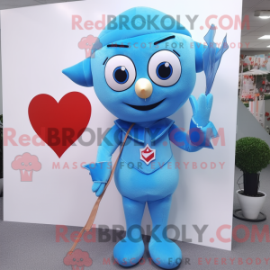 Maskotdraktfigura Sky Blue...