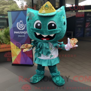 Postava maskota Teal Nachos...