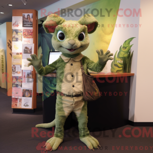 Olive Chupacabra mascot...
