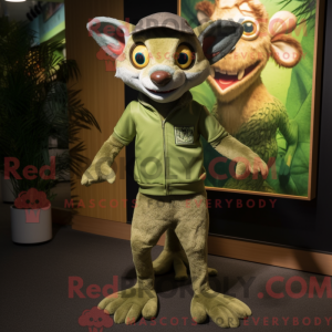 Costume de mascotte Olive...
