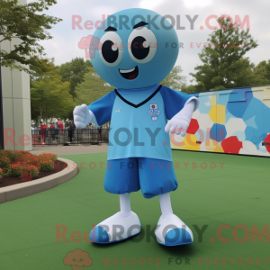 Postava maskota Sky Blue...