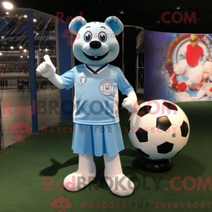 Sky Blue Soccer Goal...