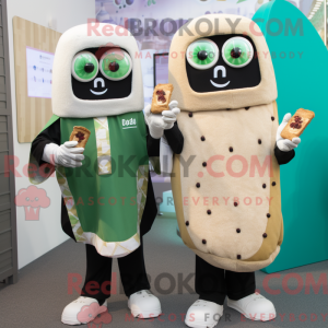 Falafel maskot draktfigur...
