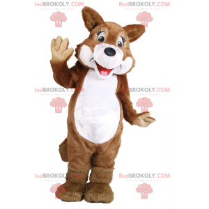Esquilo mascote sorridente - Redbrokoly.com