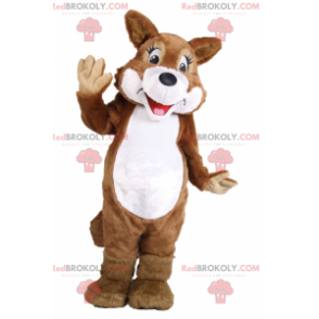 Esquilo mascote sorridente - Redbrokoly.com
