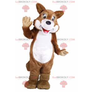 Lächelndes Eichhörnchenmaskottchen - Redbrokoly.com