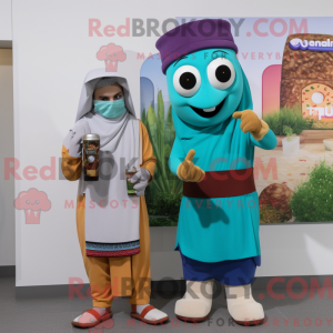 Falafel mascot costume...