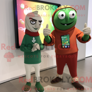 Falafel maskot kostume...