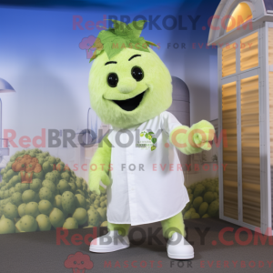 White Grape mascot costume...