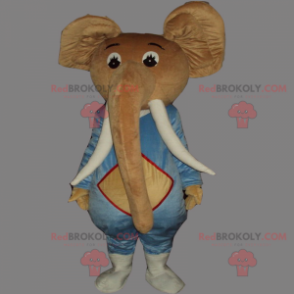 Mascota elefante con grandes colmillos - Redbrokoly.com