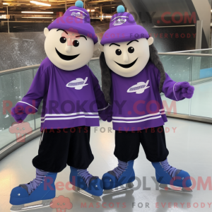 Purple Pair Of Ice Skates...
