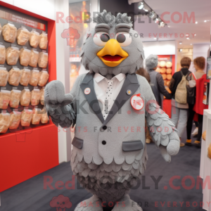 Grey Fried Chicken maskot...