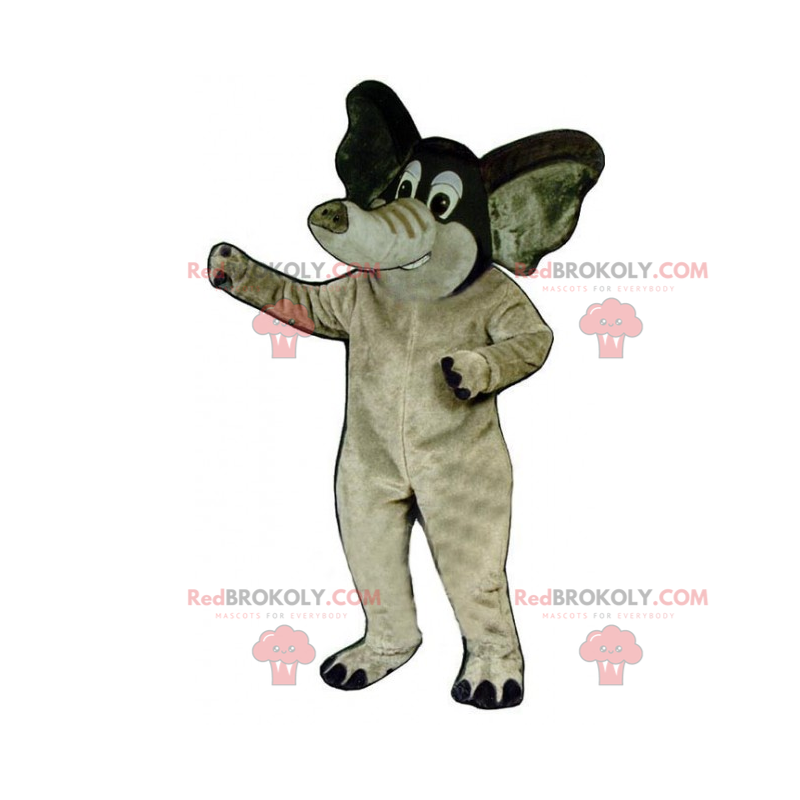 Mascote elefante com orelhas pequenas - Redbrokoly.com Mascote elefante com orelhas pequenas - Redbrokoly.com