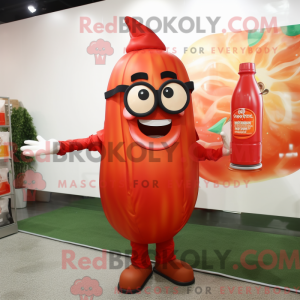 Peach Bottle Of Ketchup...