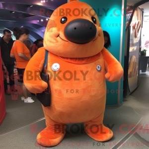 Disfraz de mascota Orange...