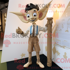 Maskotdraktfigurek Beige...