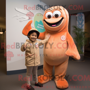 Postava maskota Tan Salmon...