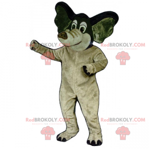 To-tone elefant maskot - Redbrokoly.com