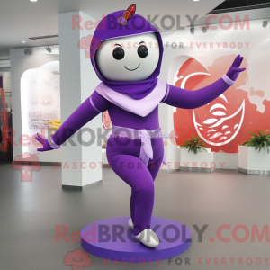 Purple Arrow Of Love mascot...